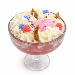 Berry Sundae Whipped Dessert Candles
